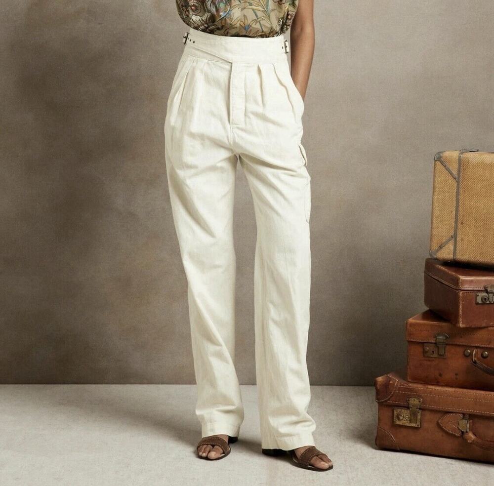 Banana Republic Heritage Explorer Beige Pants Size 6, New MSRP $120 travel, chic